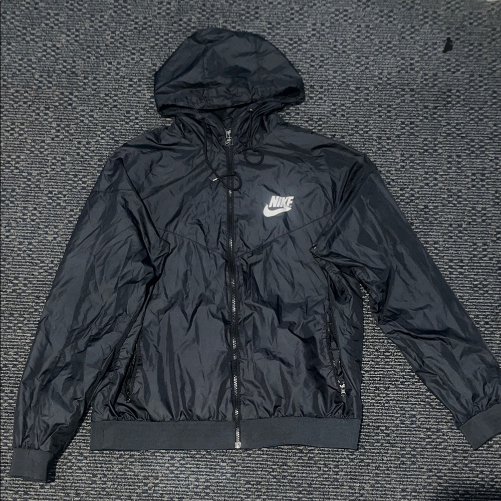 Nike Men's Charcoal Hooded Windbreaker